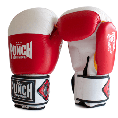 Punch Equipment MULTI-ITEM 902325 ~ ARMADILLO GLOVES RED/WHITE New zealand nz vaughan